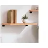Image de Wandschap 60x30x(2-4) cm behandeld massief eikenhout lichtbruin363645
