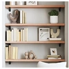 Image de Wandschap 80x20x4 cm behandeld massief eikenhout lichtbruin363660