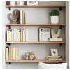 Image de Wandschap 100x20x2 cm behandeld massief eikenhout lichtbruin363677