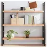 Image de Wandschap 120x30x(2-4)cm behandeld massief eikenhout lichtbruin363692