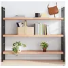 Image de Wandschap 140x40x(2-4)cm behandeld massief eikenhout lichtbruin363702
