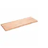 Image de Etagère murale marron clair 140x50x4cm bois chêne massif traité 363704