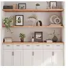 Image de Wandschap 180x50x(2-4)cm behandeld massief eikenhout lichtbruin363720