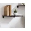 Image de Wandschap 40x40x2 cm behandeld massief eikenhout donkerbruin363749