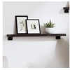 Image de Wandschap 60x10x2 cm behandeld massief eikenhout donkerbruin363758