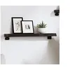 Image de Wandschap 60x10x4 cm behandeld massief eikenhout donkerbruin363759