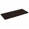 Image de Etagère murale gris foncé 120x50x4 cm bois chêne massif traité 363816