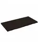 Image de Etagère murale gris foncé 120x60x4 cm bois chêne massif traité 363818
