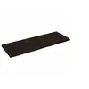 Image de Etagère murale gris foncé 140x50x4 cm bois chêne massif traité 363824