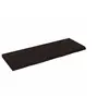 Image de Etagère murale gris foncé 140x50x6 cm bois chêne massif traité 363825