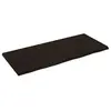 Image de Etagère murale gris foncé 140x60x4 cm bois chêne massif traité 363826