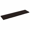 Image de Etagère murale gris foncé 160x40x4 cm bois chêne massif traité 363830