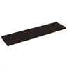 Image de Etagère murale gris foncé 200x50x6 cm bois chêne massif traité 363849