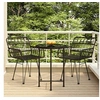 Image de 3-delige Tuinset poly rattan zwart3157834