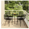Image de 5-delige Tuinset poly rattan zwart3157840