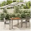 Image de 3-delige Tuinset met kussens poly rattan grijs3184993
