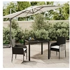 Image de 3-delige Tuinset met kussens poly rattan zwart3184999