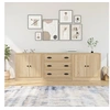 Image de Buffets 3 pcs Chêne sonoma Bois d'ingénierie