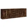 Image de Buffets 3 pcs Chêne fumé Bois d'ingénierie
