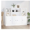 Image de Buffets 3 pcs blanc bois d ingénierie