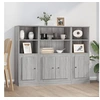 Image de Buffets 3 pcs sonoma gris bois d ingénierie