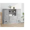 Image de Buffets 3 pcs gris béton bois d'ingénierie3185315