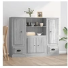 Image de Buffets 3 pcs sonoma gris bois d'ingénierie3185317