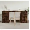 Image de Bureau avec armoire chêne fumé bois d'ingénierie