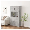 Image de Buffet haut Gris béton Bois d'ingénierie3185355