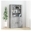 Image de Buffet haut Gris béton Bois d'ingénierie3185363