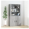Image de Buffet haut Sonoma gris Bois d ingénierie