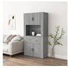 Image de Buffet haut Sonoma gris Bois d ingénierie