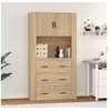 Image de Buffet haut Chêne sonoma Bois d ingénierie