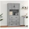 Image de Buffet haut Sonoma gris Bois d'ingénierie