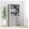 Image de Buffet haut Gris béton Bois d'ingénierie3185395