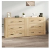 Image de Buffets 2 pcs chêne sonoma bois d ingénierie