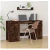 Image de Bureau avec armoire chêne fumé bois d'ingénierie
