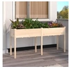 Image de Jardinière avec doublure 161x45x76 cm bois massif de sapin 364236
