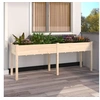 Image de Jardinière avec doublure 203x53x76 cm bois massif de sapin
