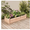 Image de Lit surélevé de jardin doublure 120x45x25 cm bois massif sapin