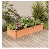 Image de Lit surélevé de jardin doublure 120x45x25 cm bois massif sapin