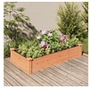 Image de Lit surélevé de jardin doublure 120x60x25 cm bois massif sapin 364290