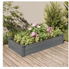 Image de Lit surélevé de jardin doublure 120x60x25 cm bois massif sapin
