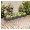Image de Lit surélevé de jardin doublure 240x45x25 cm bois massif sapin