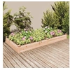 Image de Lit surélevé de jardin doublure 240x120x25 cm bois massif sapin 364301