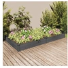Image de Lit surélevé de jardin doublure 240x120x25 cm bois massif sapin 364303