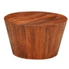 Image de Table basse Ø 52x30 cm bois de manguier brut massif353728