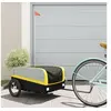 Image de Remorque de vélo noir et jaune 45 kg fer