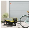 Image de Remorque de vélo noir et jaune 30 kg fer