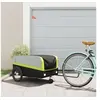 Image de Remorque de vélo noir et vert 45 kg fer